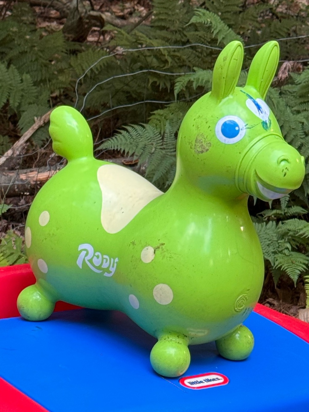 Green Bouncy Animal Hopper - Classic Rody